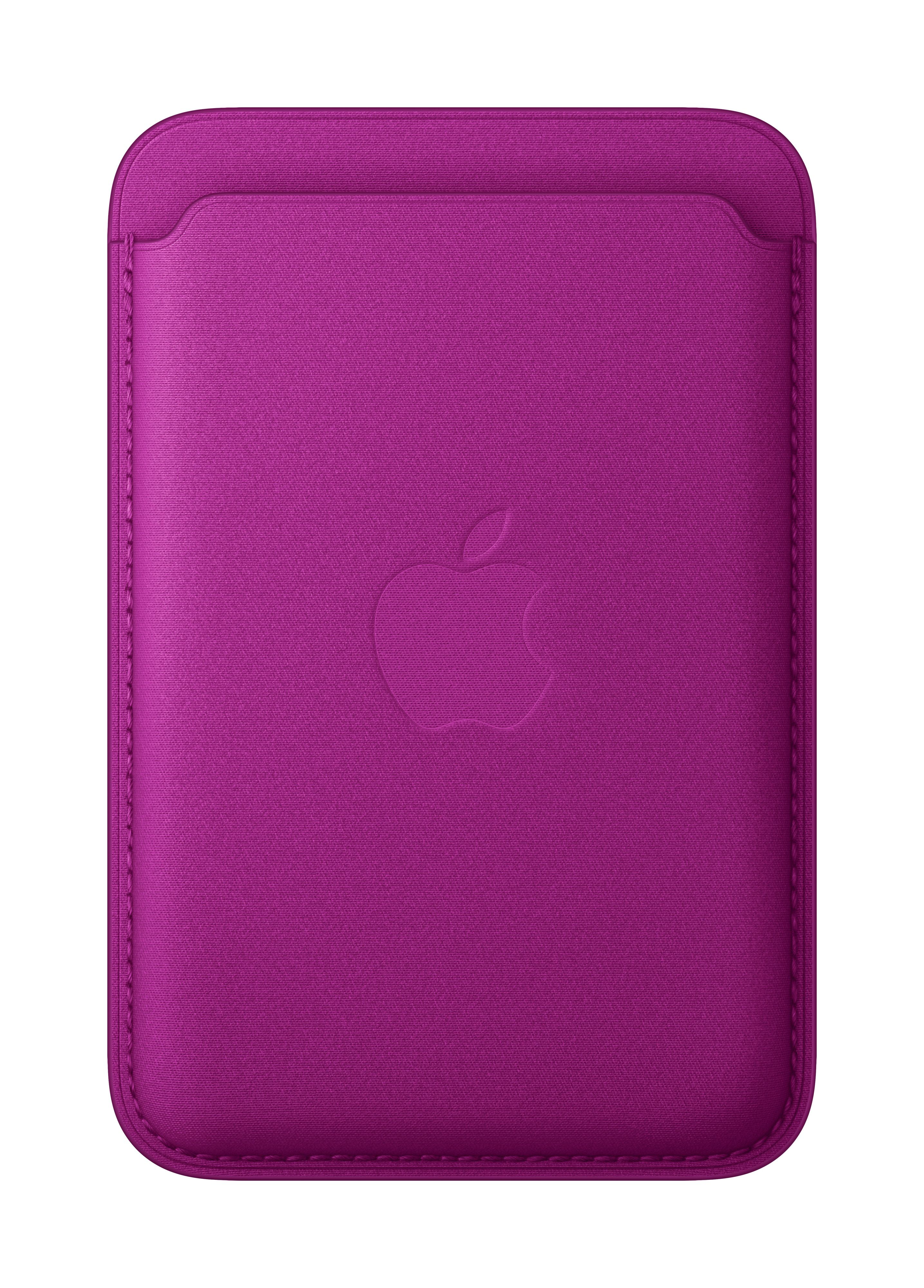 Apple iPhone Feingewebe Wallet mit MagSafe (magenta)