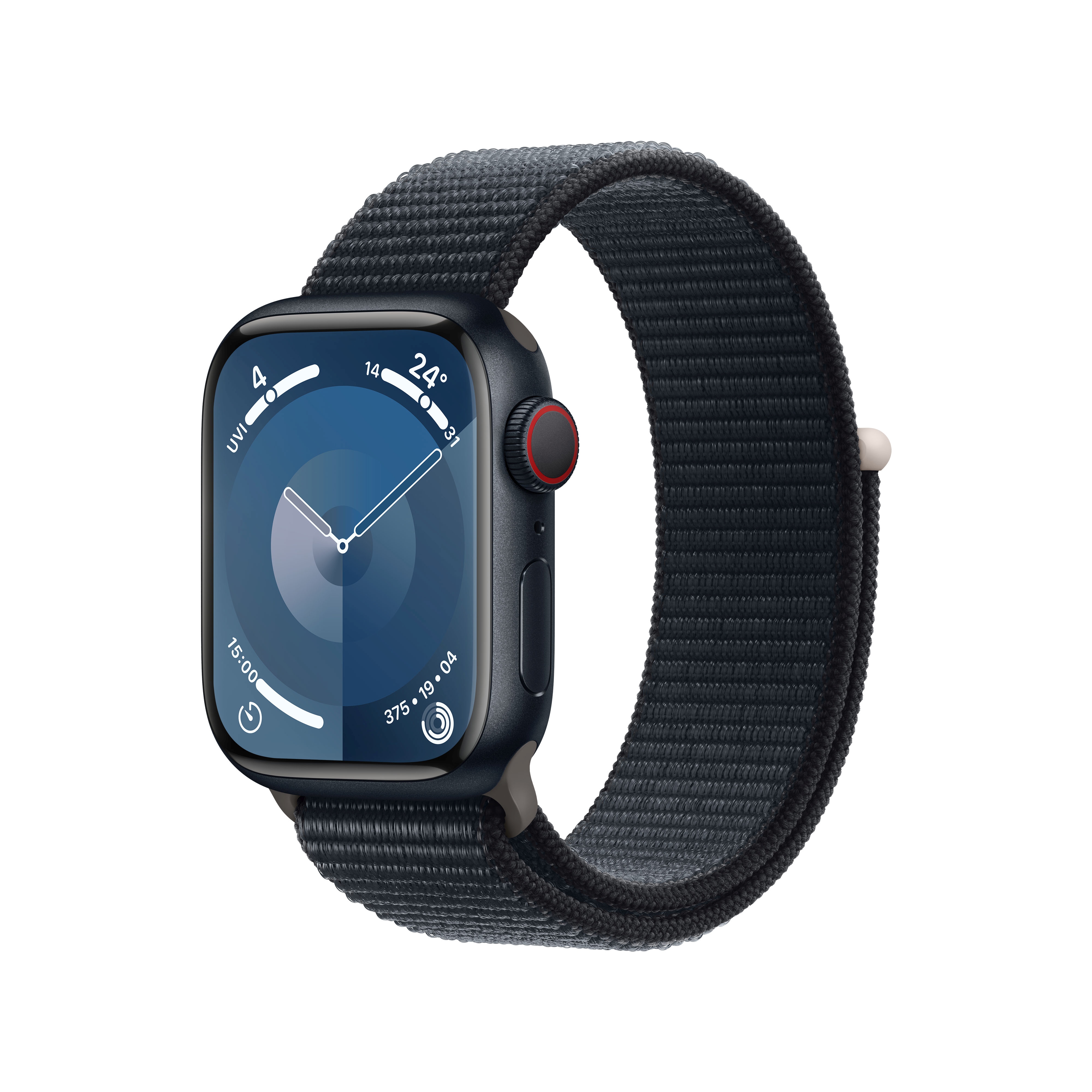 Apple Watch S9 Aluminium Cellular 41mm Mitternacht (Sport Loop mitternacht)