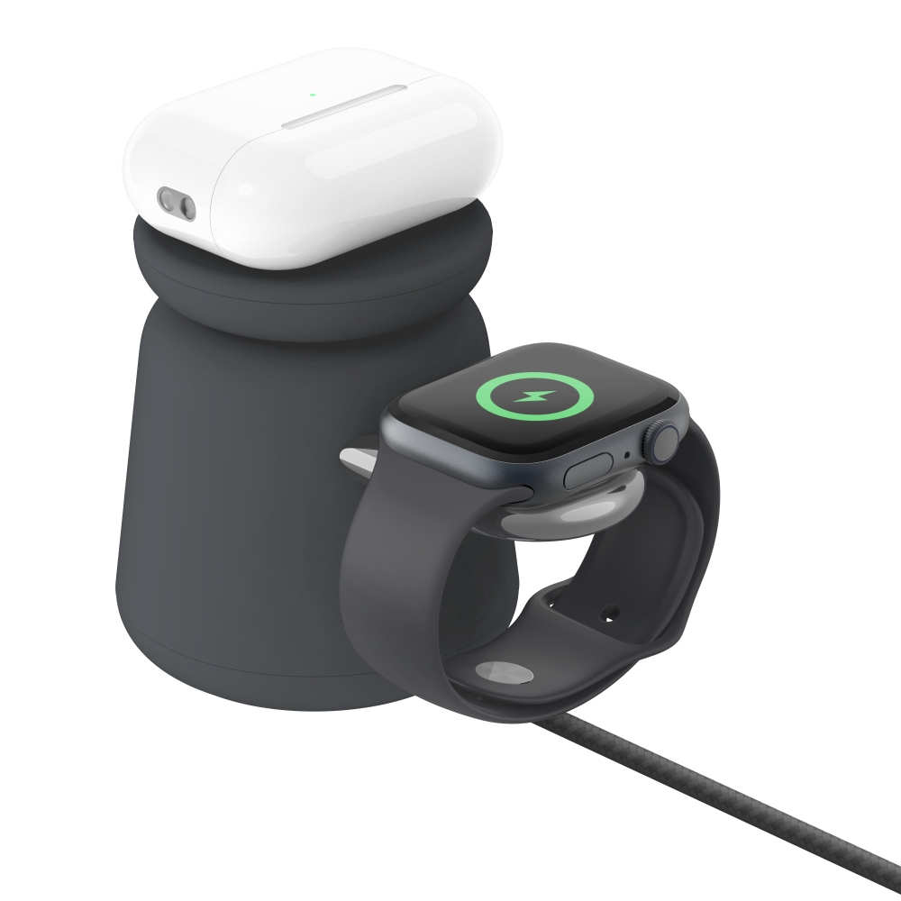 332353_3.jpg Belkin Boost Charge PRO 2in1 Qi2 Ladedock mit MagSafe, 15 Watt, dunkelgrau