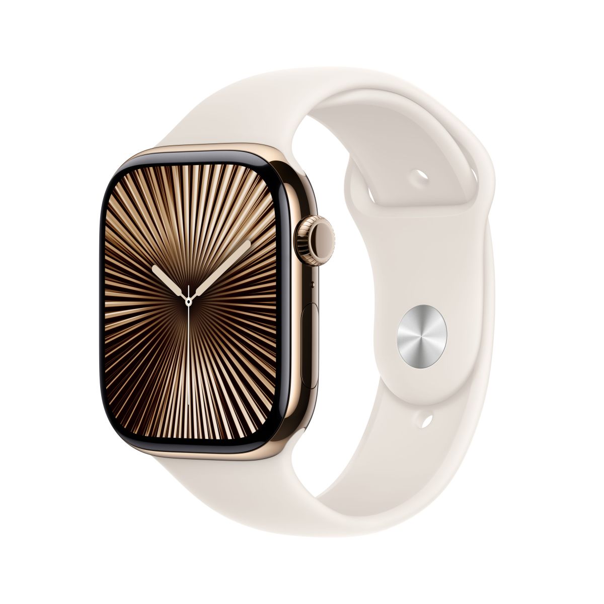 Apple Watch S10 Titan Gold Cellular 46mm (Sportarmband polarstern) S/M