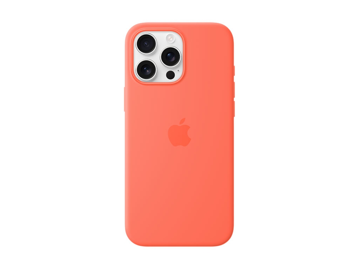 Apple Silikon Case iPhone 16 Pro Max mit MagSafe (mandarine)