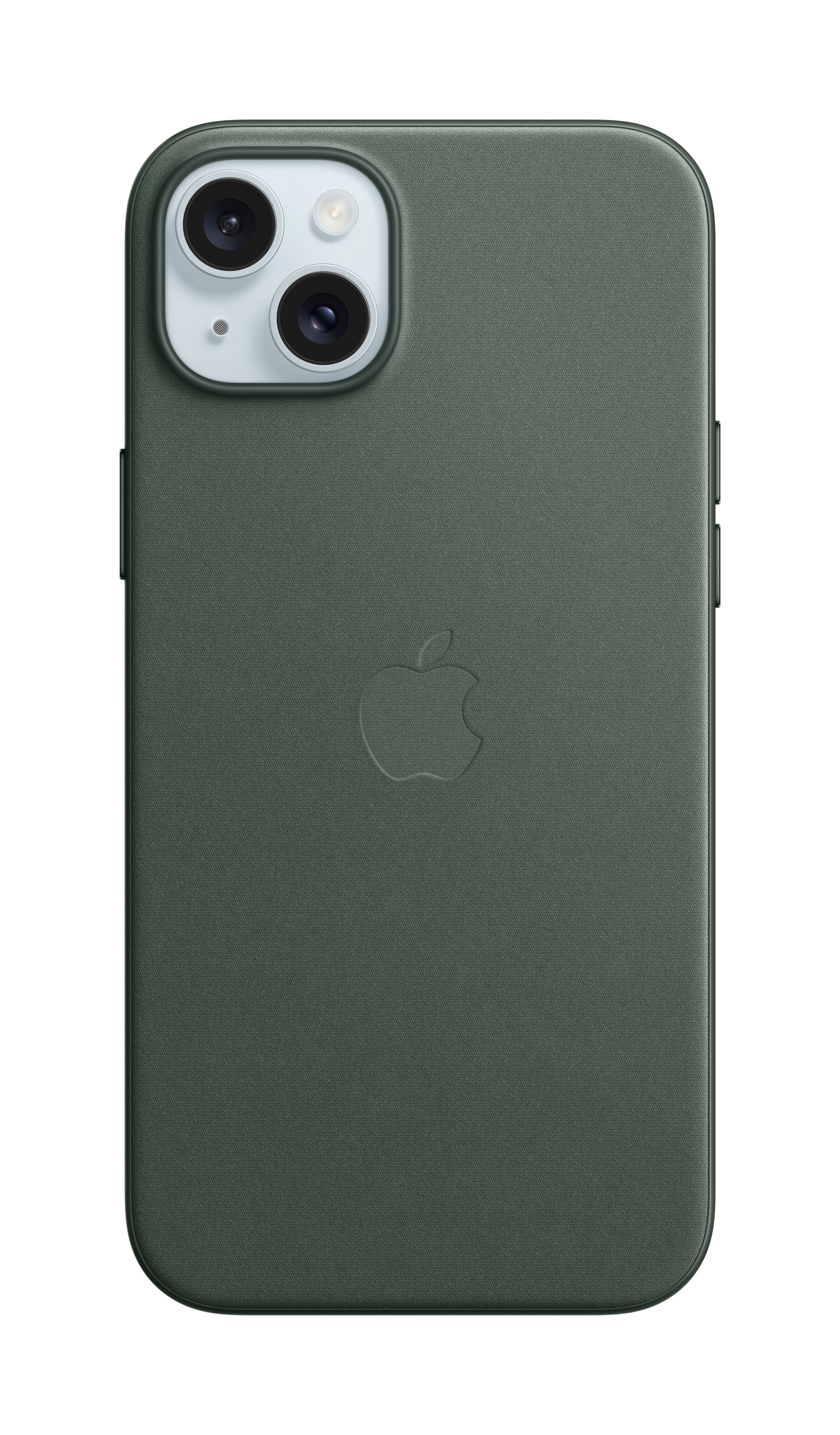 Apple Feingewebe Case iPhone 15 Plus mit MagSafe (immergrün)