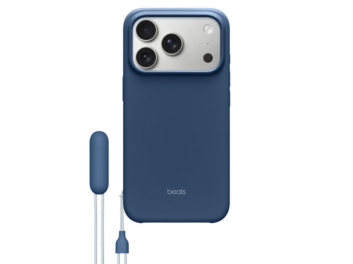 Apple Beats Kickstand Case iPhone 17 Pro mit MagSafe und Kamerast. (felsblau)