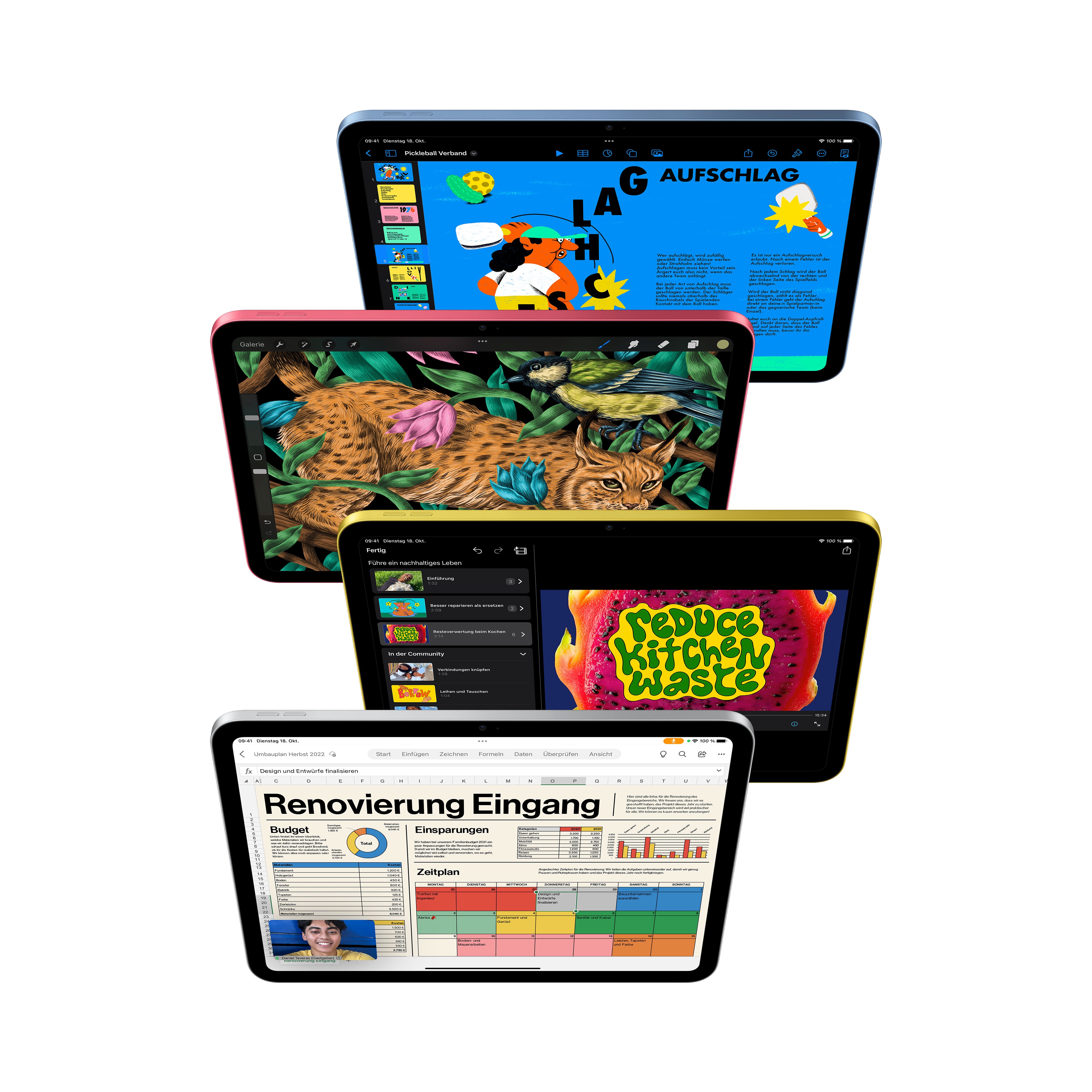 306814B_2.jpg Apple iPad 2022 (10.Gen) Wi-Fi + Cellular 256GB gelb (B-Artikel)