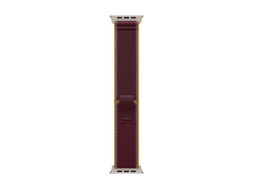 Apple Trail Loop für Watch Ultra 49mm Natur (burgunder) S/M