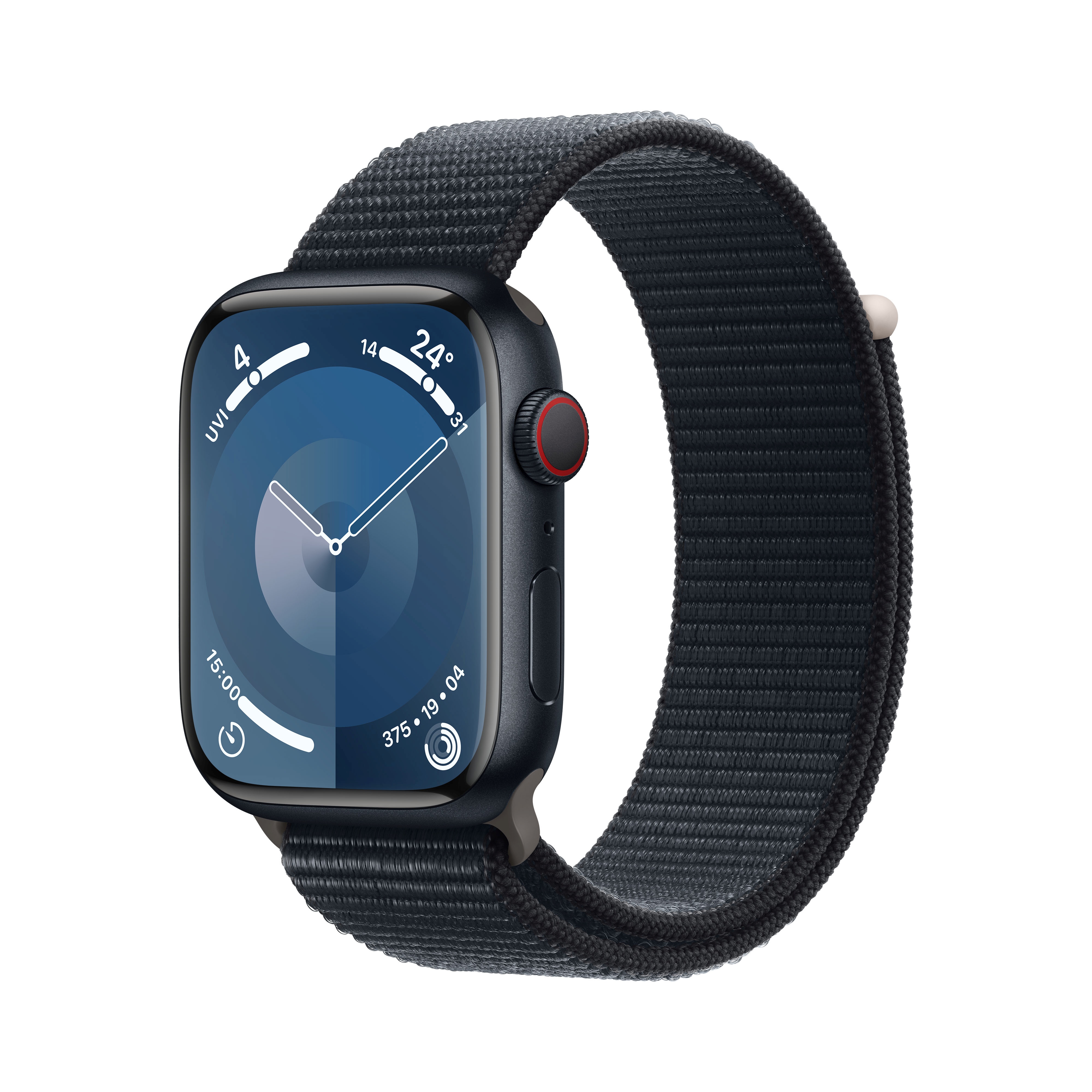 Apple Watch S9 Aluminium Cellular 45mm Mitternacht (Sport Loop mitternacht)