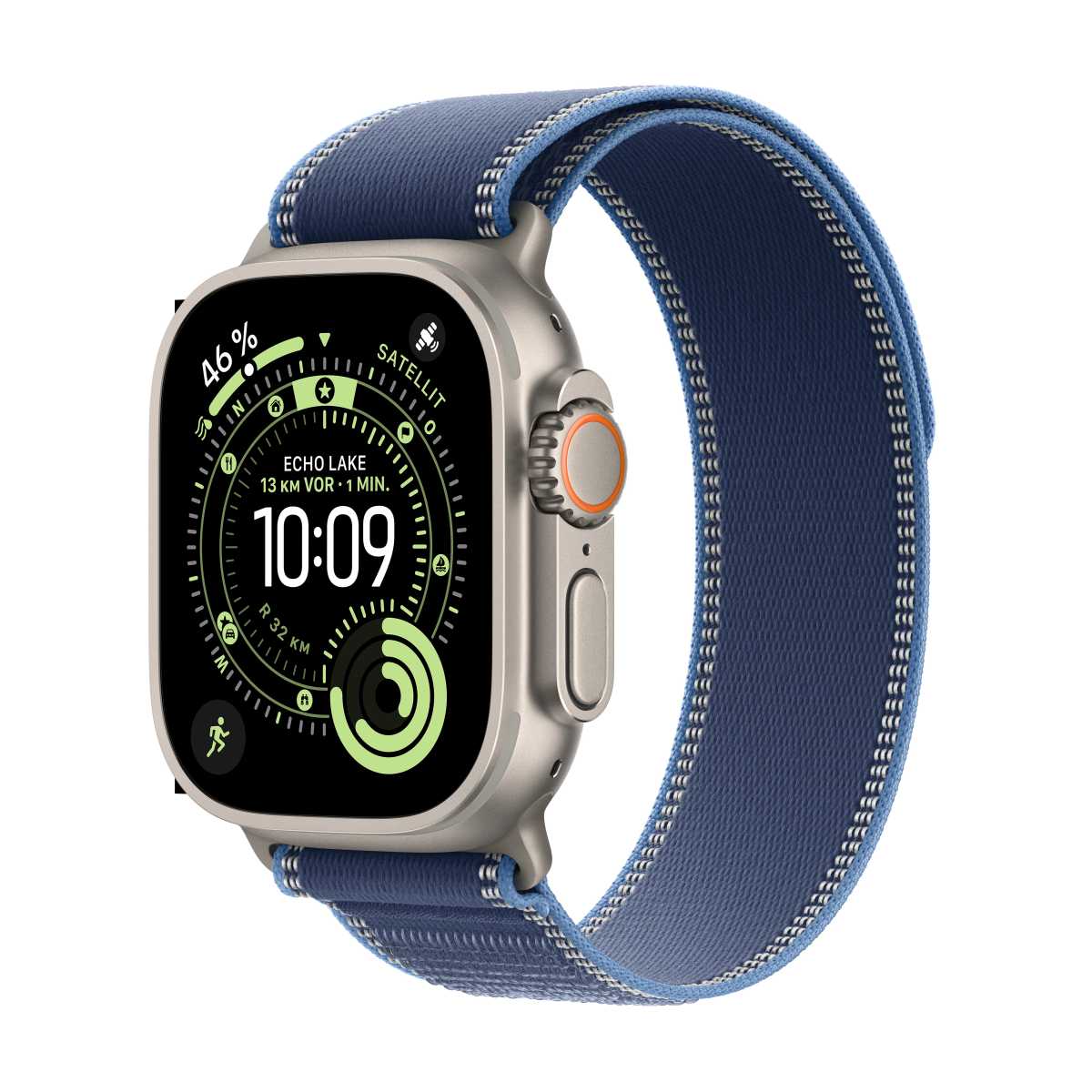 Apple Watch Ultra 3 Titan.Cell.49mm Natur(Trail Loop bl./hellbl.) M/L(B-Artikel)