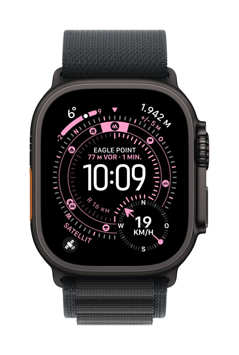Apple Alpine Loop für Watch Ultra 49mm Schwarz (schwarz) M