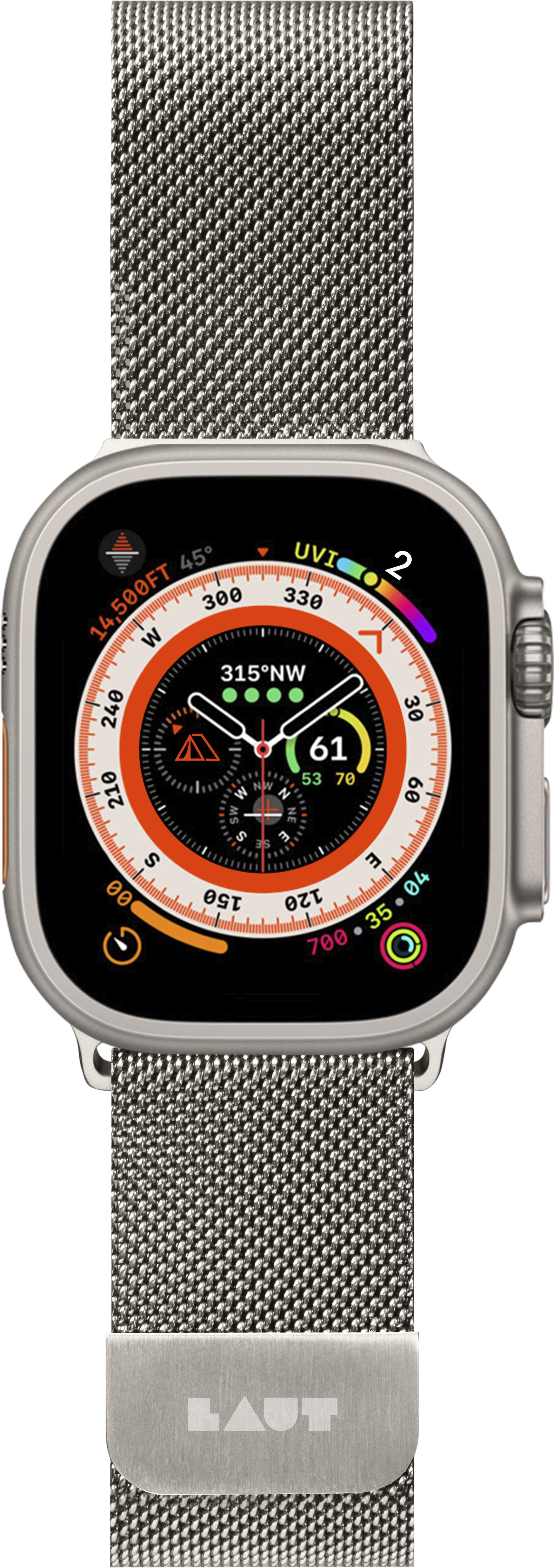 LAUT ULTRA LOOP für Apple Watch Ultra 49mm Titanium