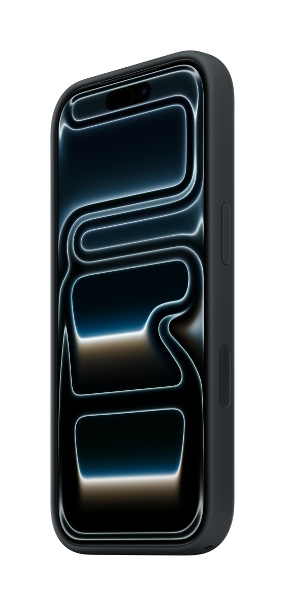 Apple Silikon Case iPhone 17 Pro mit MagSafe (schwarz)