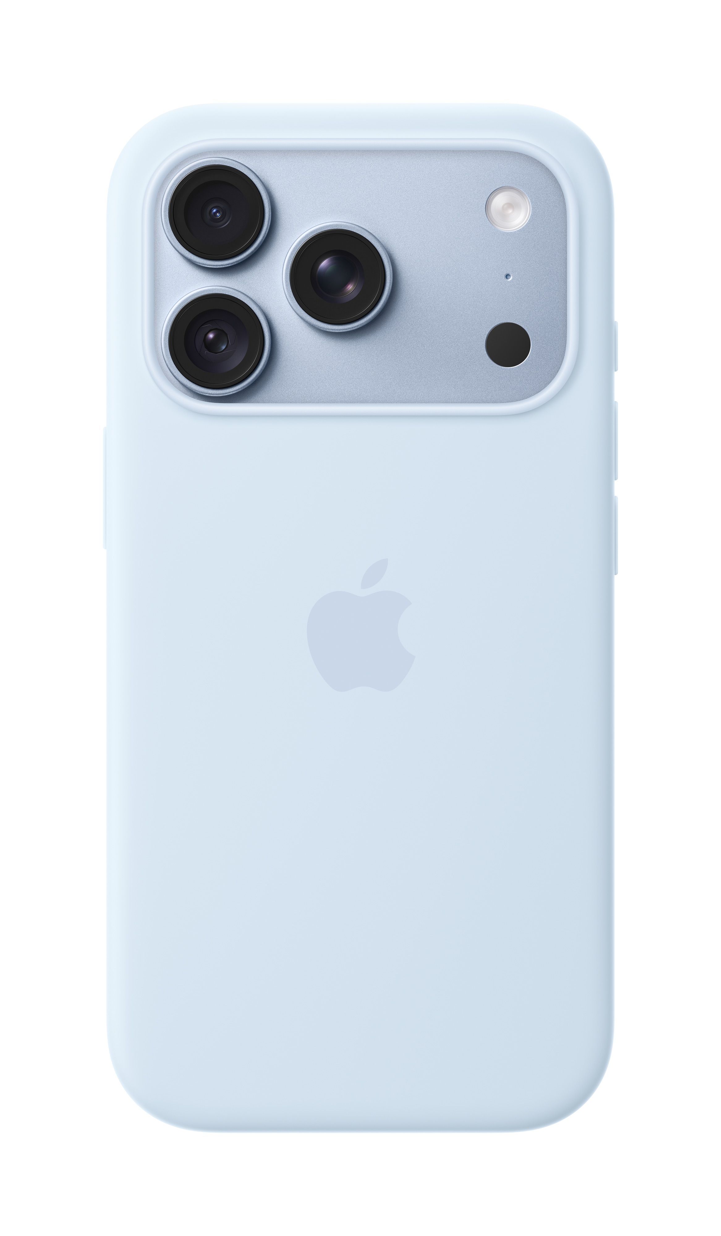 Apple Silikon Case iPhone 18 Pro mit MagSafe (klarblau)
