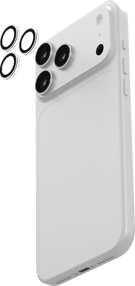 LAUT Prime Glass Camera Lens Protector iPhone 17 Pro/Pro Max Clear