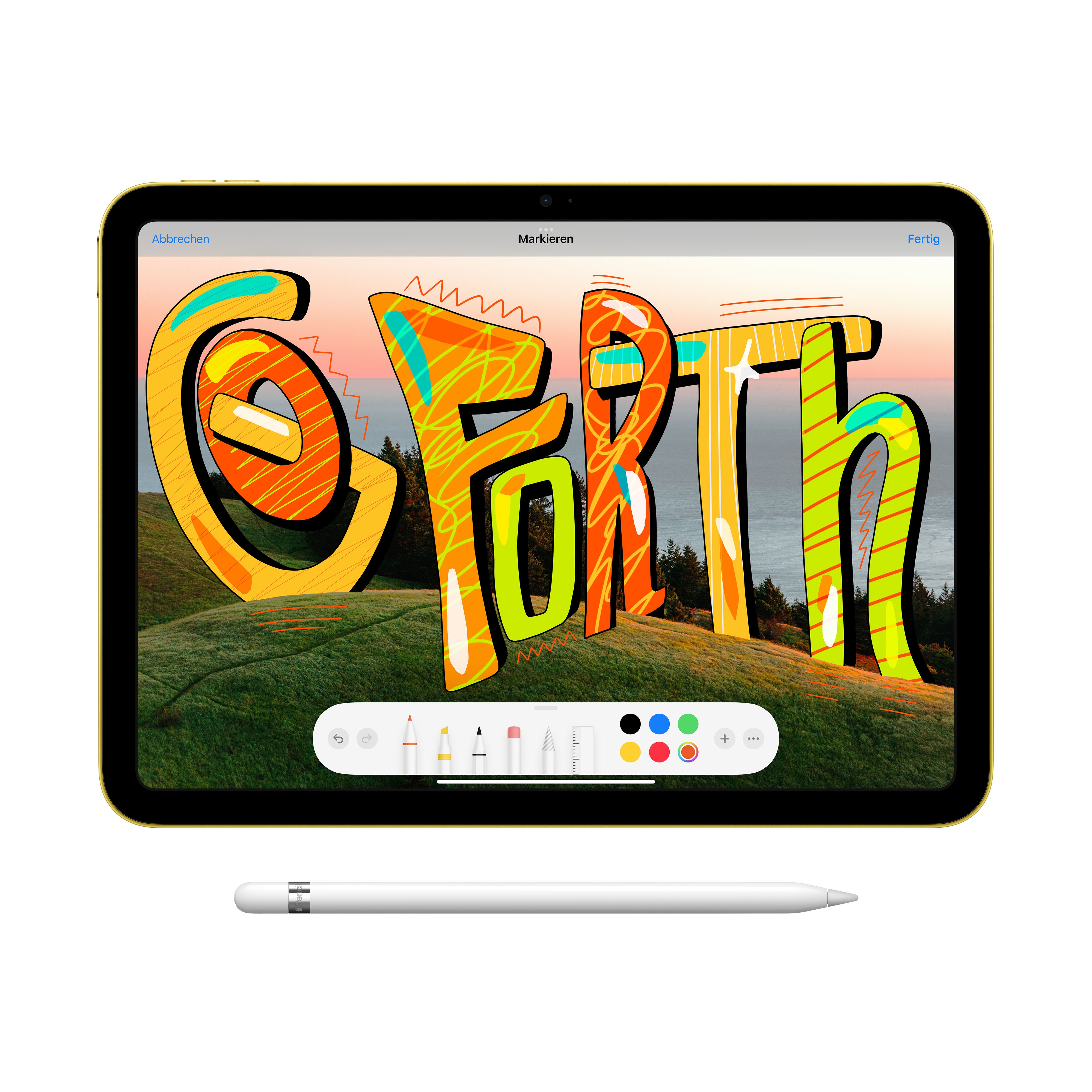 306814B_3.jpg Apple iPad 2022 (10.Gen) Wi-Fi + Cellular 256GB gelb (B-Artikel)