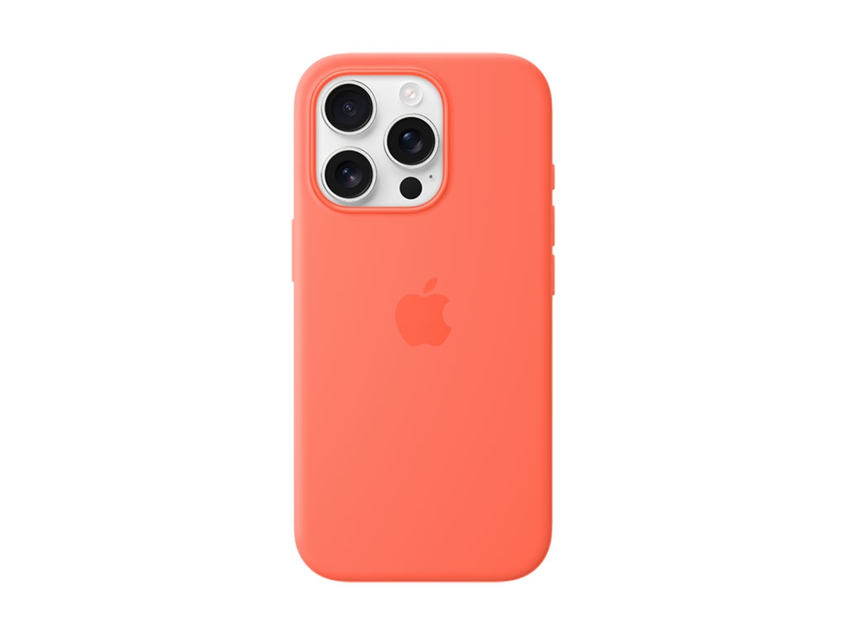 Apple Silikon Case iPhone 16 Pro mit MagSafe (mandarine)
