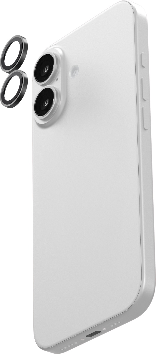 LAUT Prime Glass Camera Lens Protector iPhone 17 Black