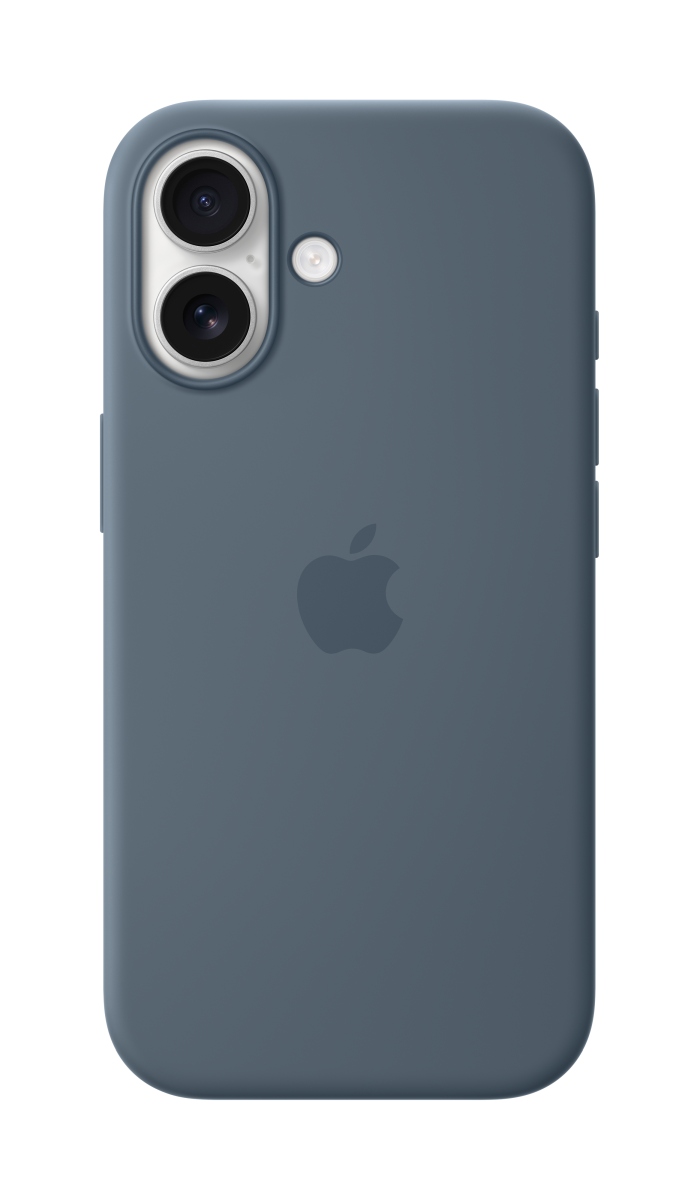 Apple Silikon Case iPhone 17 mit MagSafe (maritimblau)