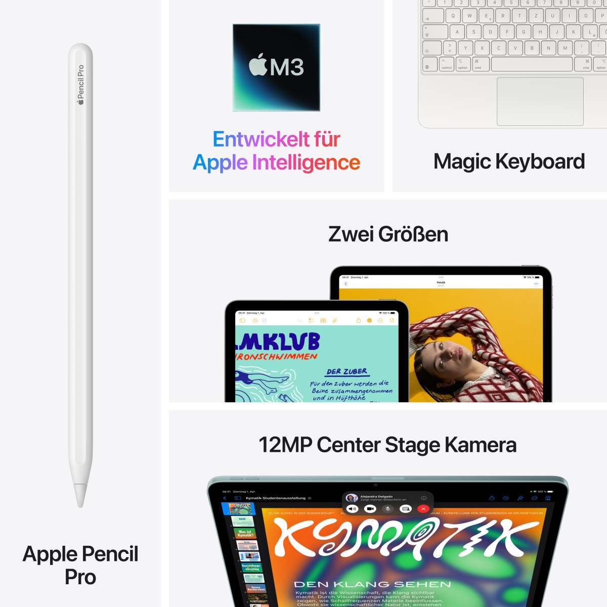 330765B_8.jpg Apple iPad Air 11" M3 Wi-Fi 128GB (spacegrau) (B-Artikel)