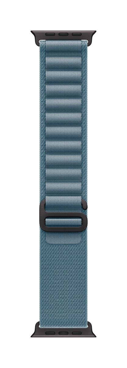 Apple Alpine Loop für Watch Ultra 49mm Schwarz (hellblau) M
