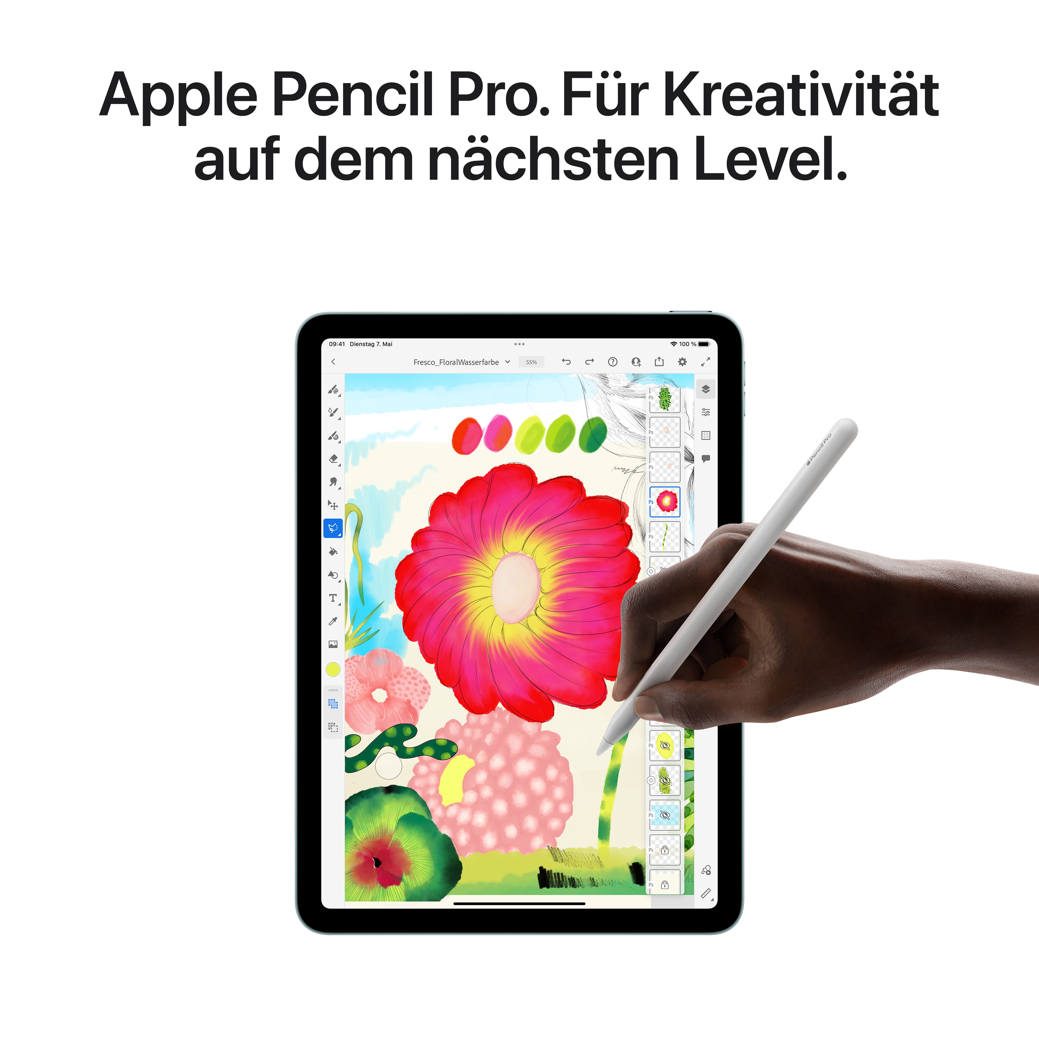 324248C_6.jpg Apple iPad Air 11 Wi-Fi 128GB blau (6.Gen) (C-Artikel)