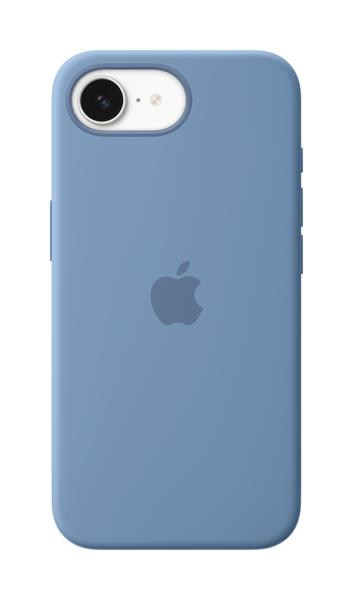 Apple Silikon Case iPhone 16e (winterblau)