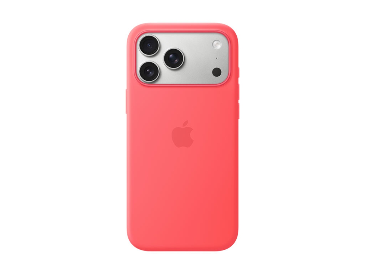Apple Silikon Case iPhone 17 Pro Max mit MagSafe (guavepink)