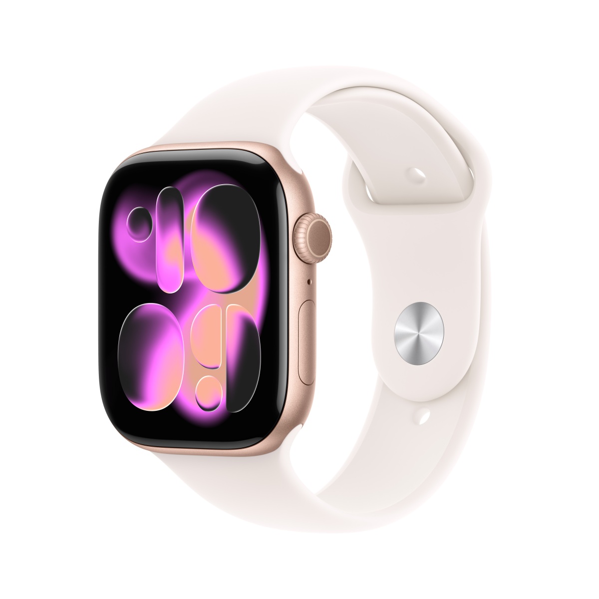 Apple Watch S11 Aluminium 46mm Rosegold (Sportband blassrosa) S/M