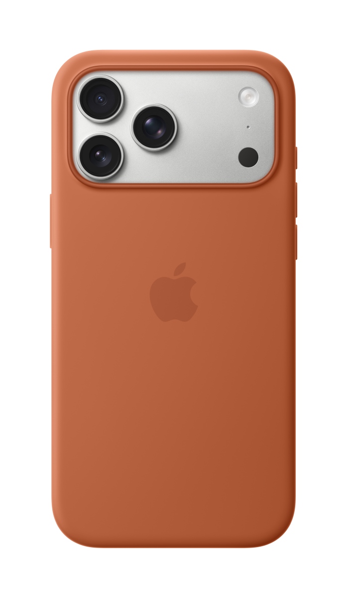 Apple Silikon Case iPhone 17 Pro Max mit MagSafe (terracotta)