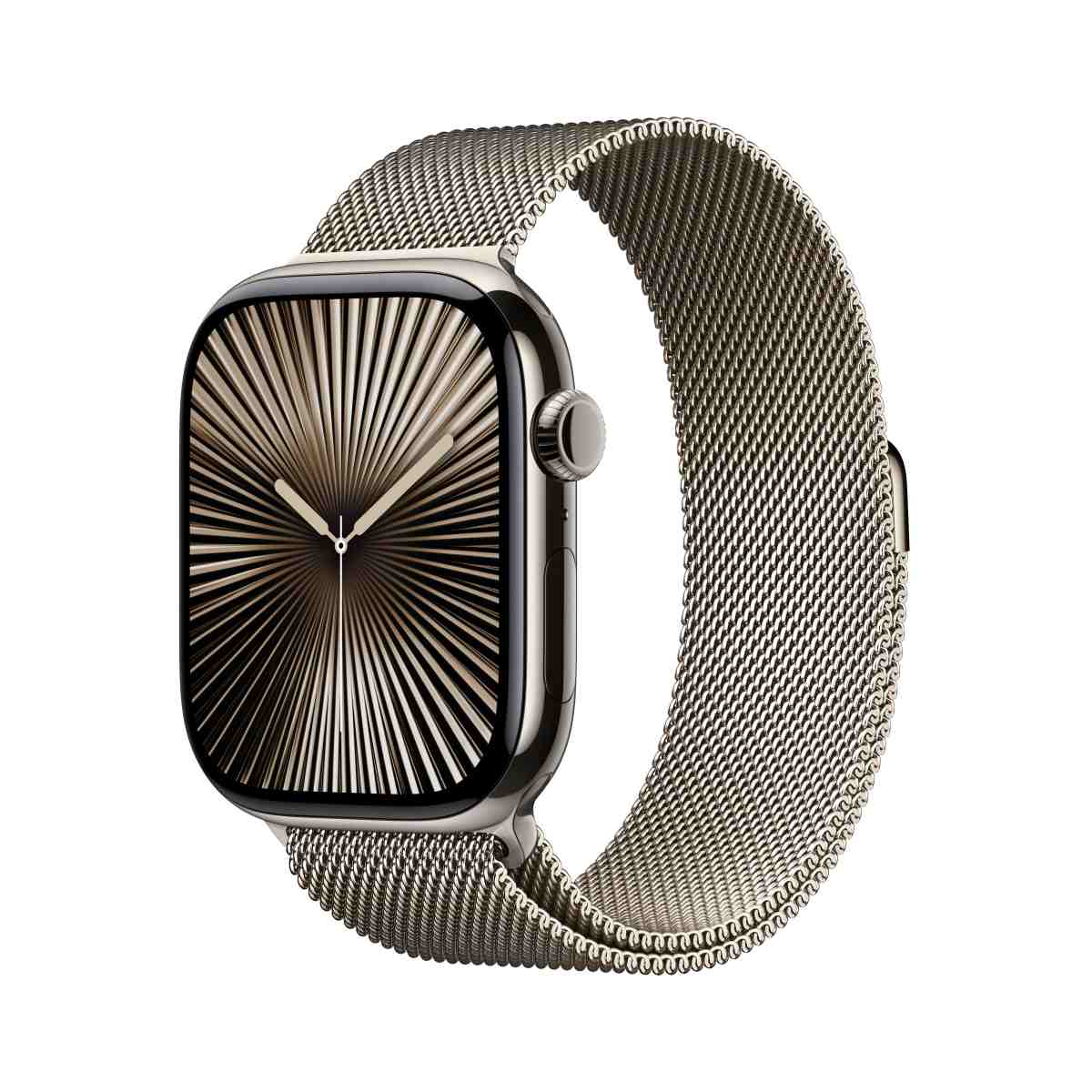 Apple Watch S10 Titan Natur Cellular 46mm (Milanaise Armb. natur) S/M(B-Artikel)