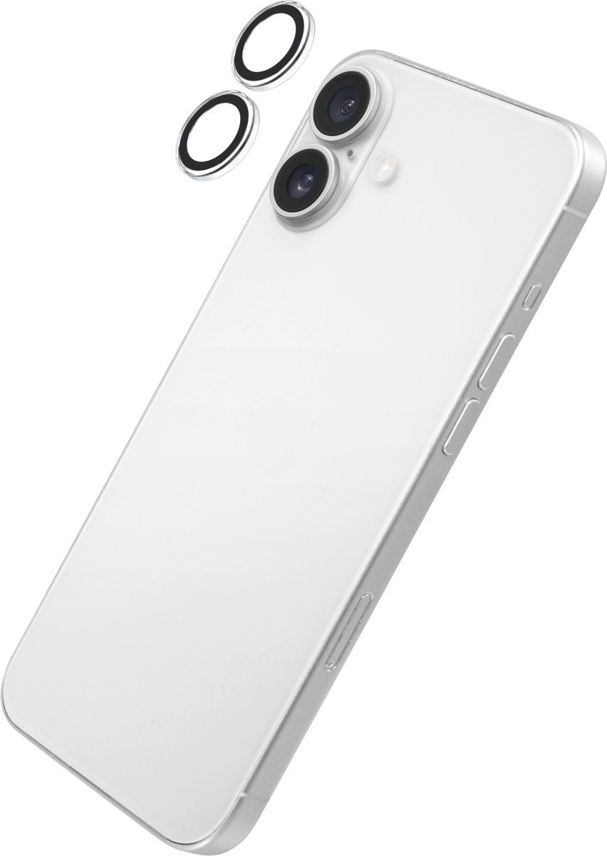 LAUT Prime GLS Camera Ring Protector iPhone 16 / 16 Plus Clear