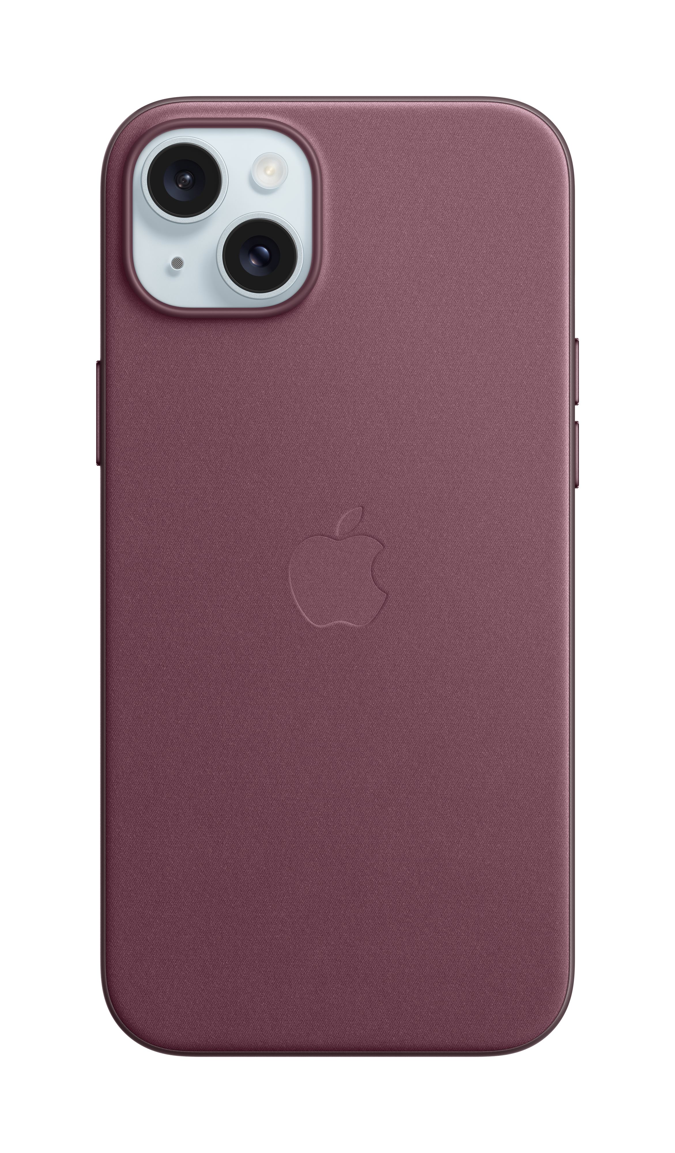 Apple Feingewebe Case iPhone 15 Plus mit MagSafe (mulberry)