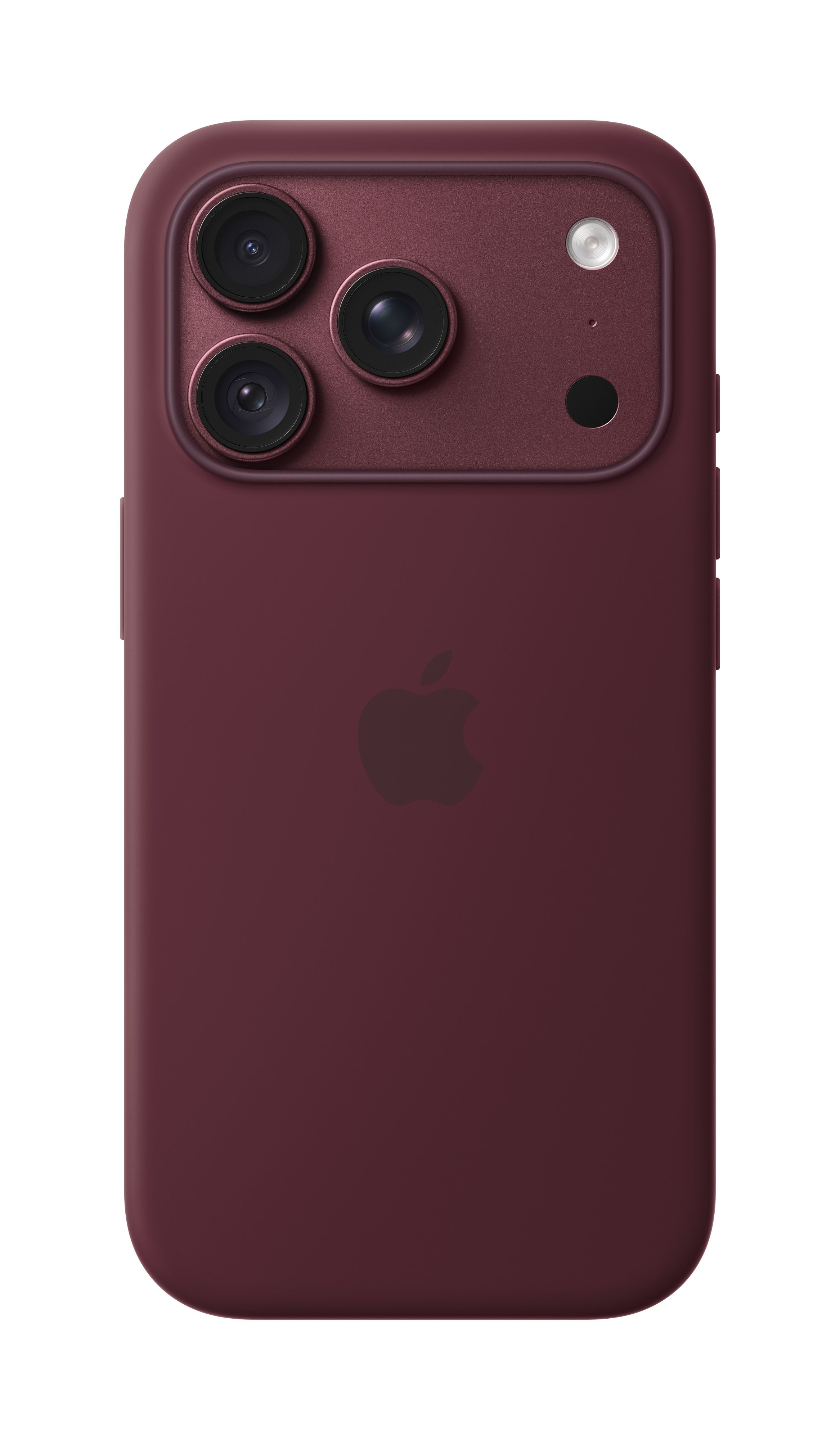 Apple Silikon Case iPhone 18 Pro mit MagSafe (burgunder)