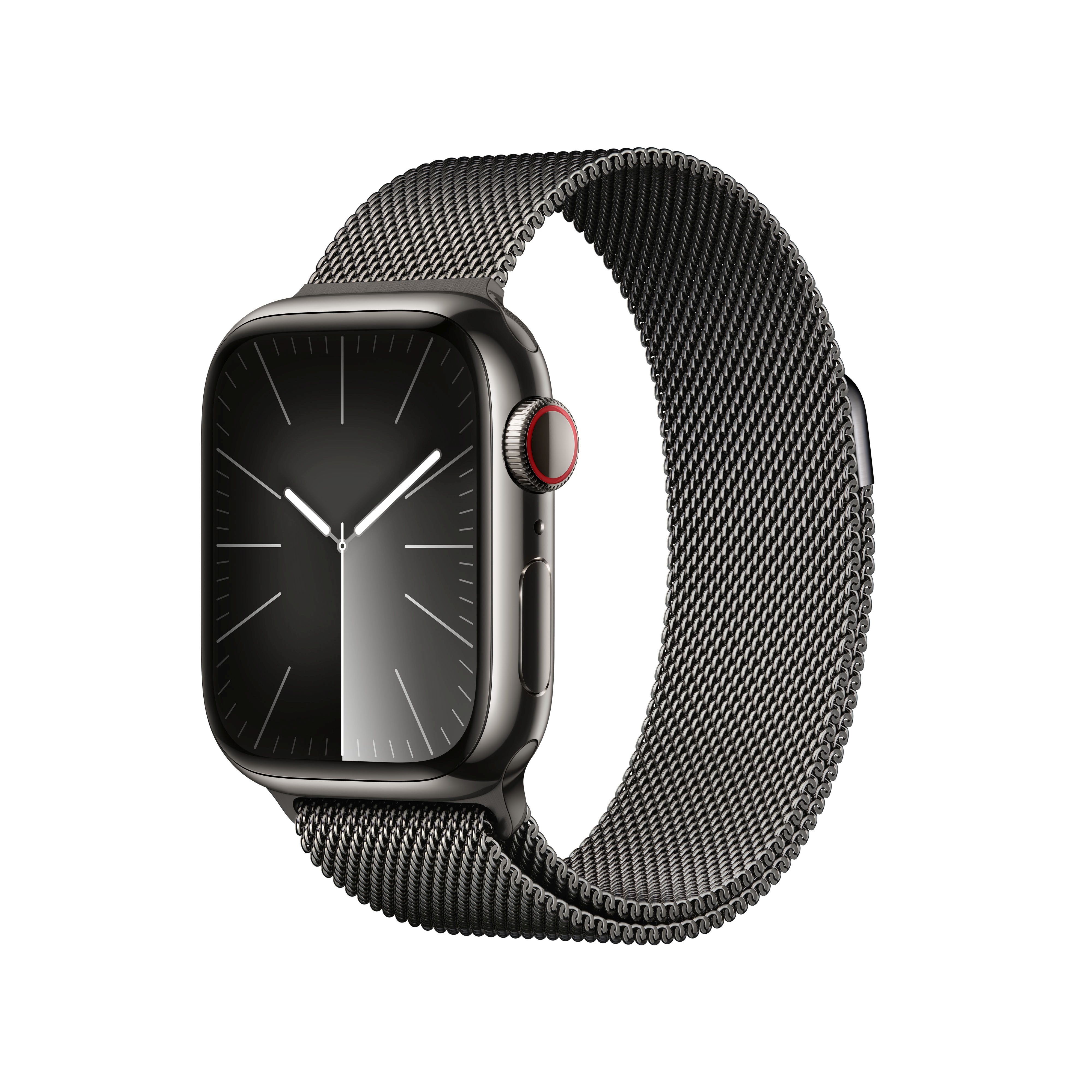 Apple Watch S9 Edelstahl Cellular 41mm Graphit (milanaise graphit)
