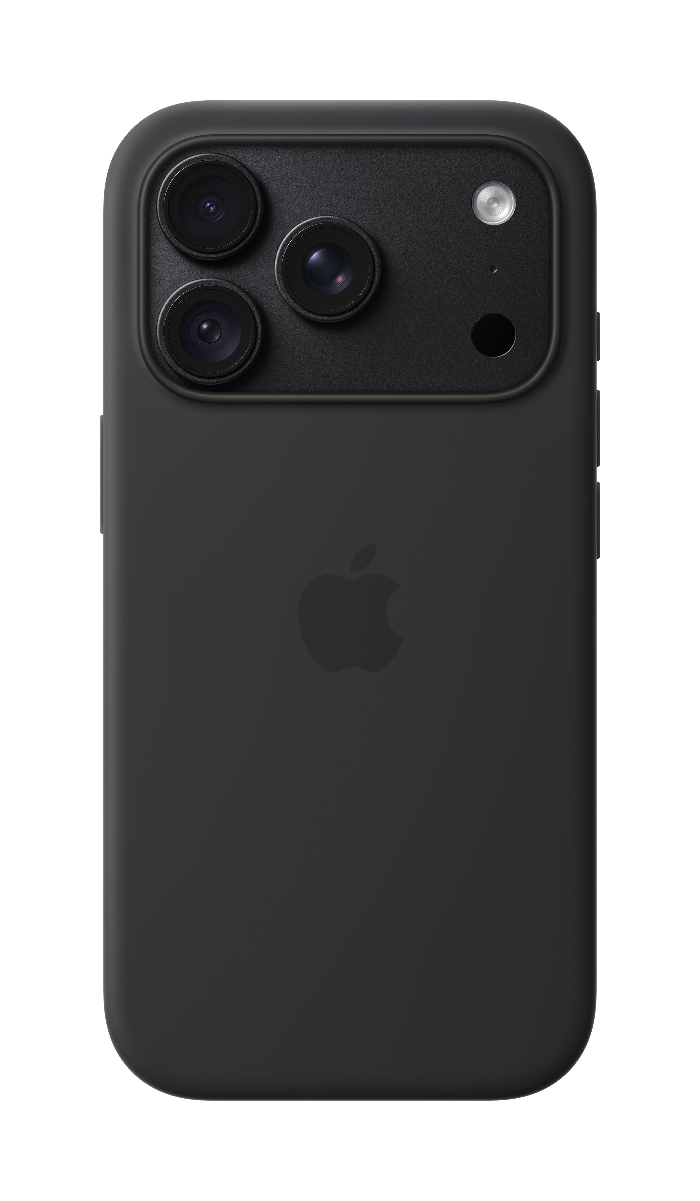 Apple Silikon Case iPhone 18 Pro mit MagSafe (schwarz)