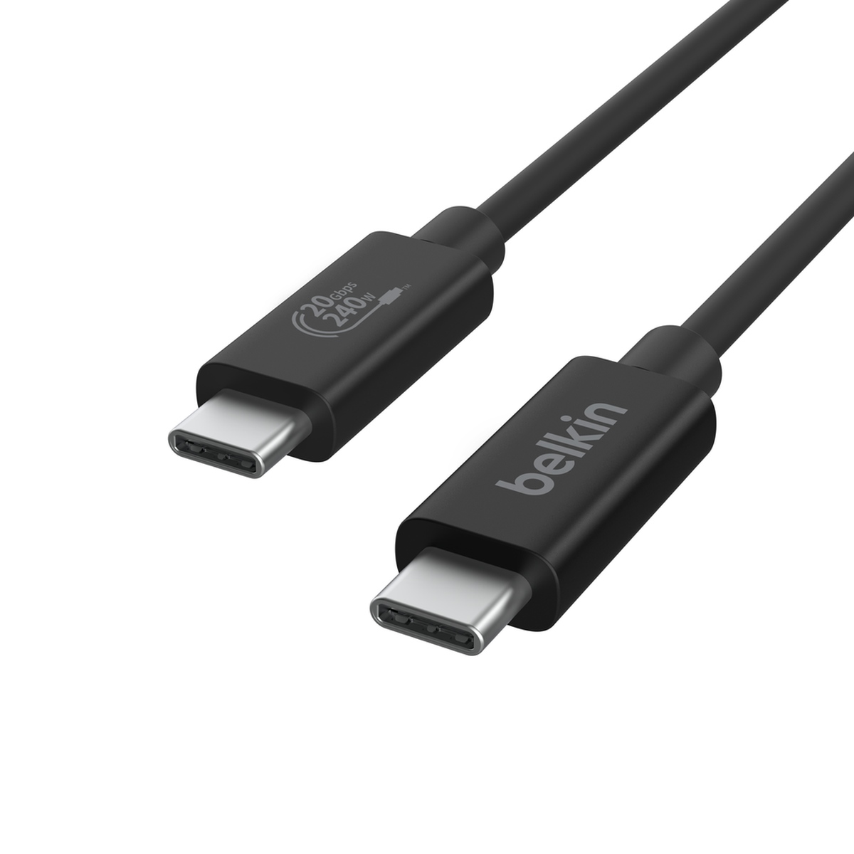 Belkin Connect USB4-Kabel, 240 W + 20 Gbit/s (2m) - schwarz