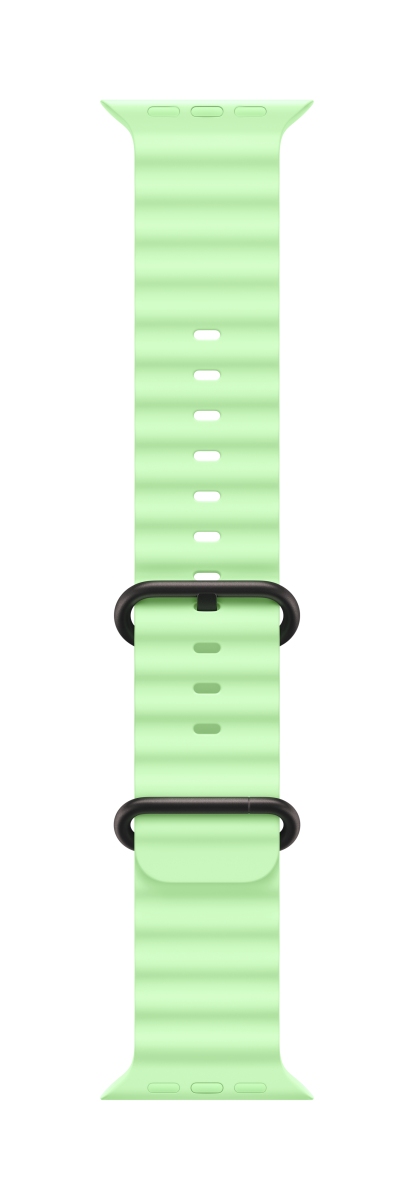 Apple Ocean Armband für Watch Ultra 49mm schwarz (neongrün)
