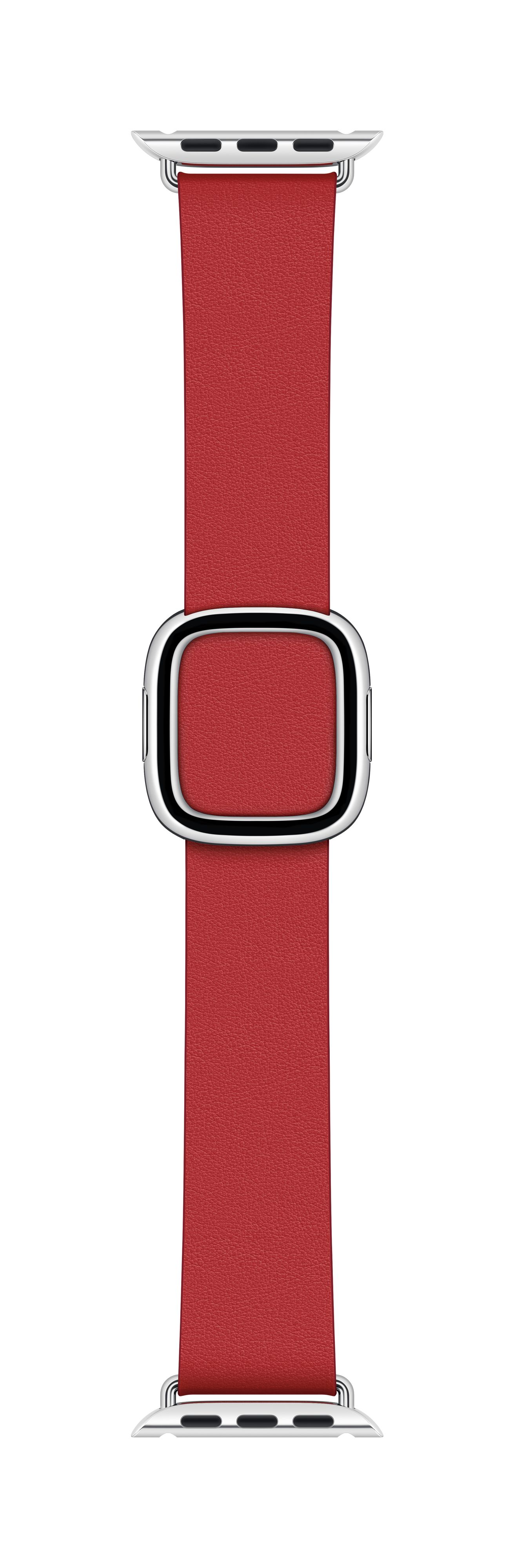 Apple modernes Lederarmband für Watch 40mm scharlachrot L