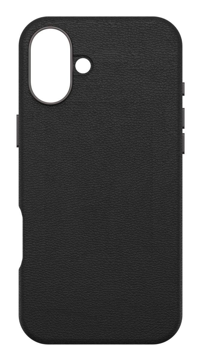OtterBox Symmetry Kaktusleder Hülle für iPhone 16 Plus Noir Ash black