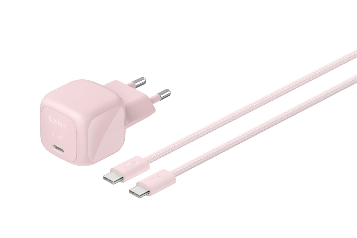 Belkin Boost Charge 30W USB PD Ladegerät mit PPS (blush)