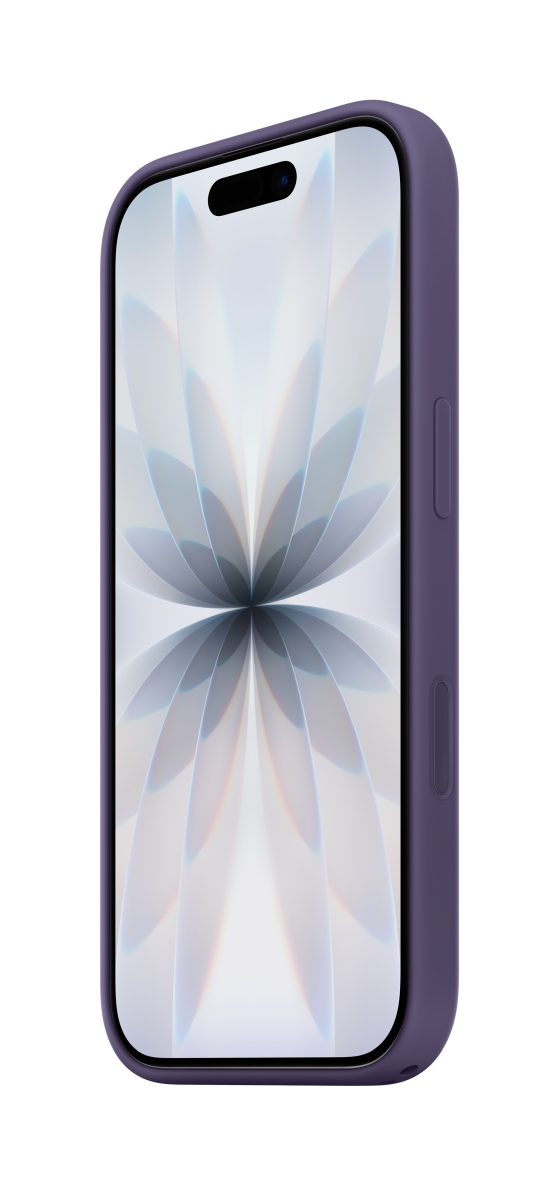 Apple Silikon Case iPhone 17 mit MagSafe (nebelviolett)