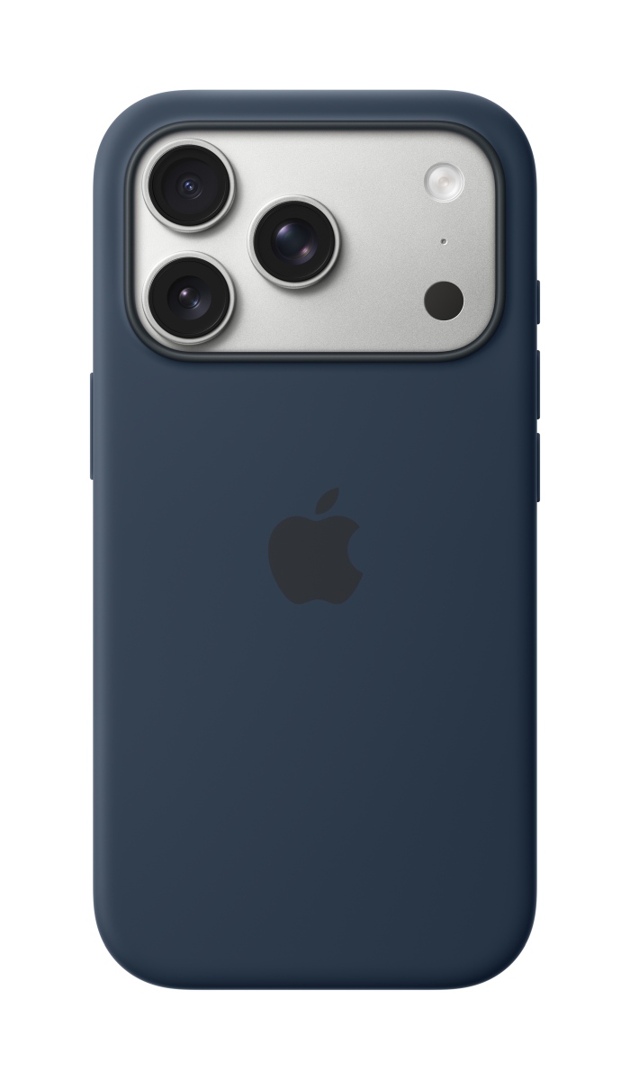 Apple Silikon Case iPhone 17 Pro mit MagSafe (mitternacht)