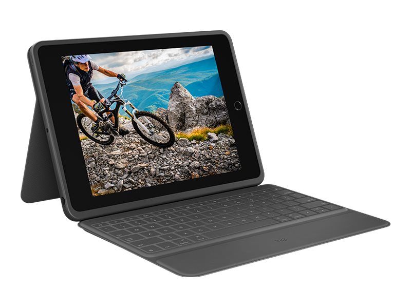 Logitech Rugged Folio Tablet-Case für: iPad 10,2" 7. Gen, 8.Gen, 9.Gen