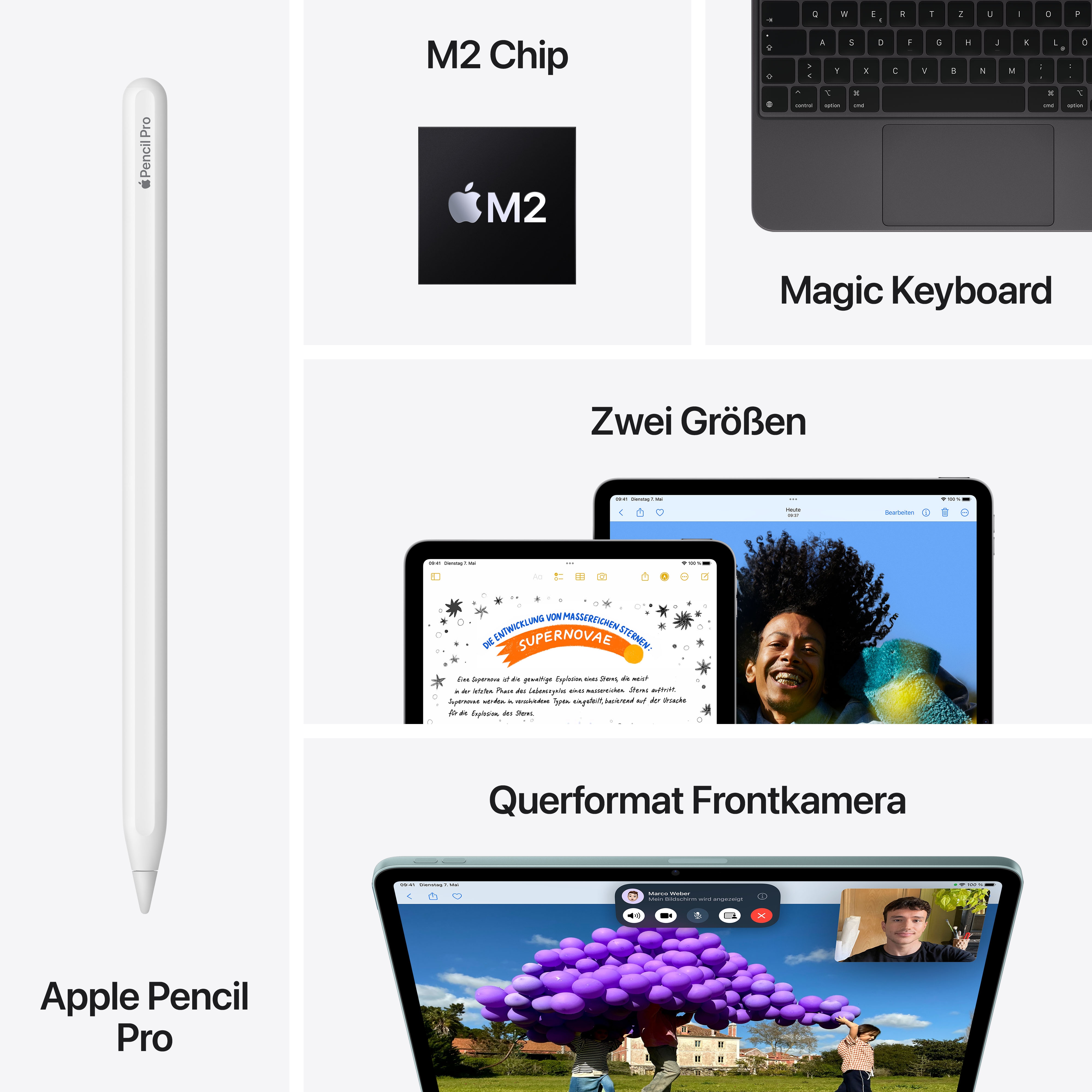 324248C_8.jpg Apple iPad Air 11 Wi-Fi 128GB blau (6.Gen) (C-Artikel)