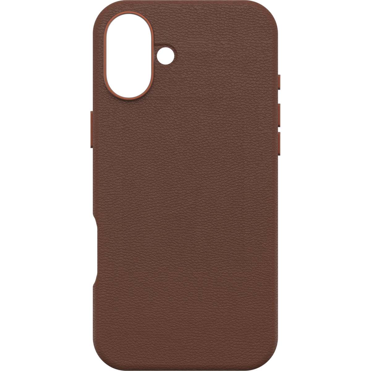 OtterBox Symmetry Kaktusleder Hülle für iPhone 16 Plus Rich Adobe brown
