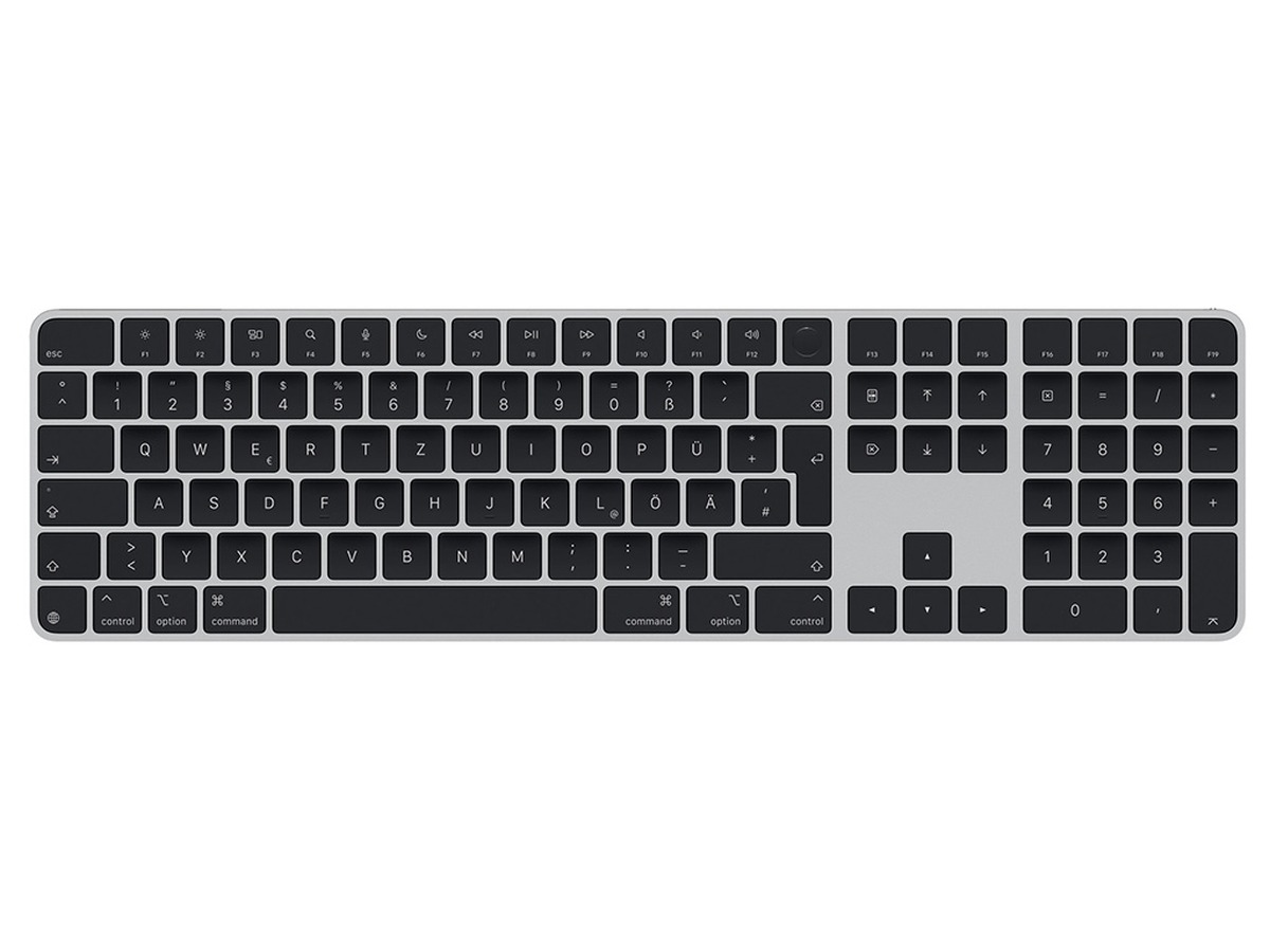 Apple Magic Keyboard mit Touch ID und Ziffernblock, schwarz