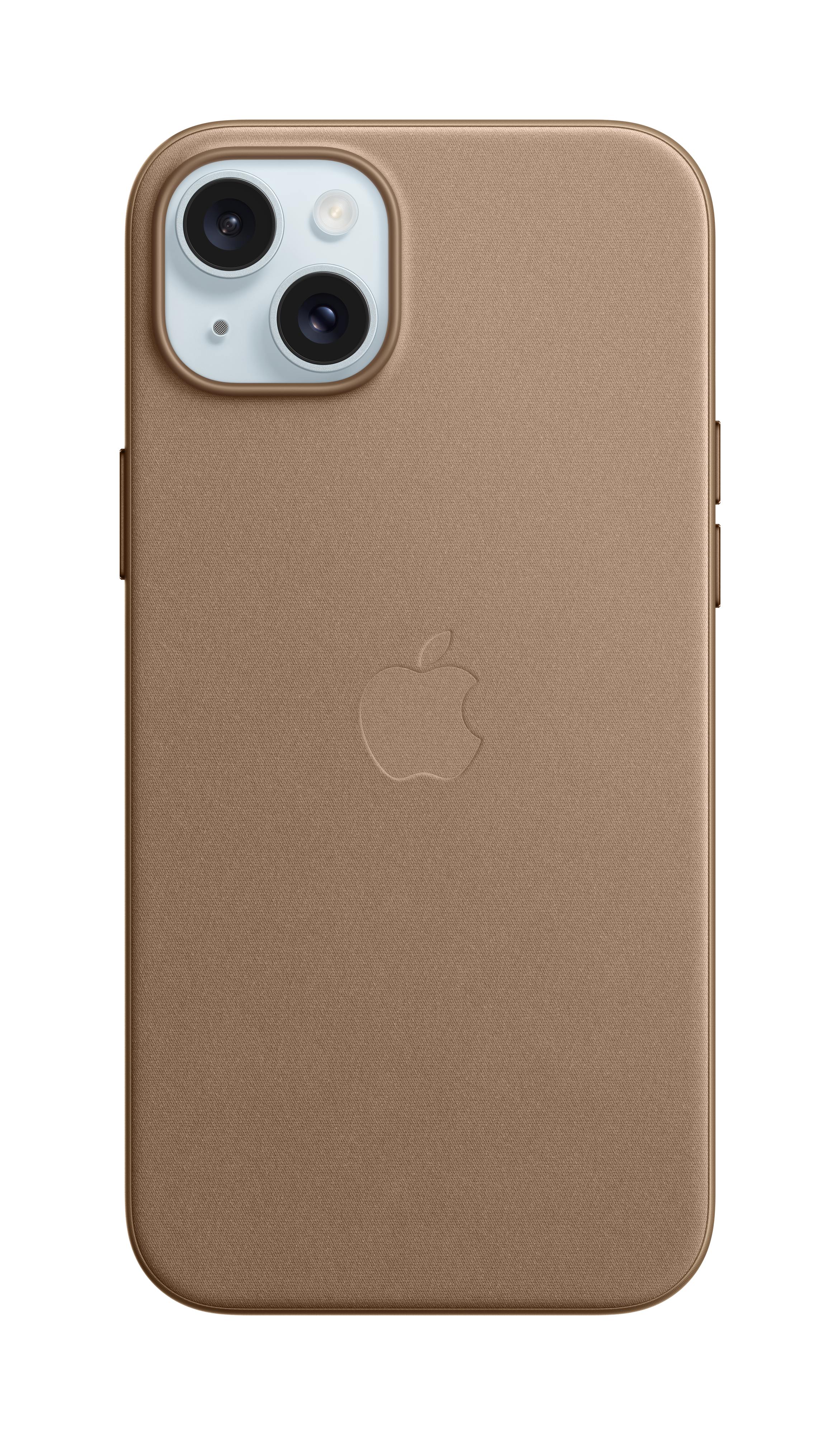 Apple Feingewebe Case iPhone 15 Plus mit MagSafe (taupe)