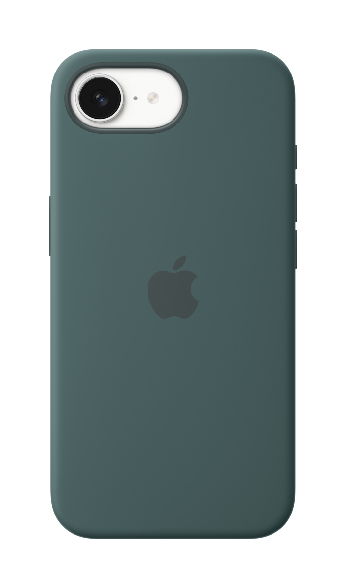 Apple Silikon Case iPhone 16e (seegrün)
