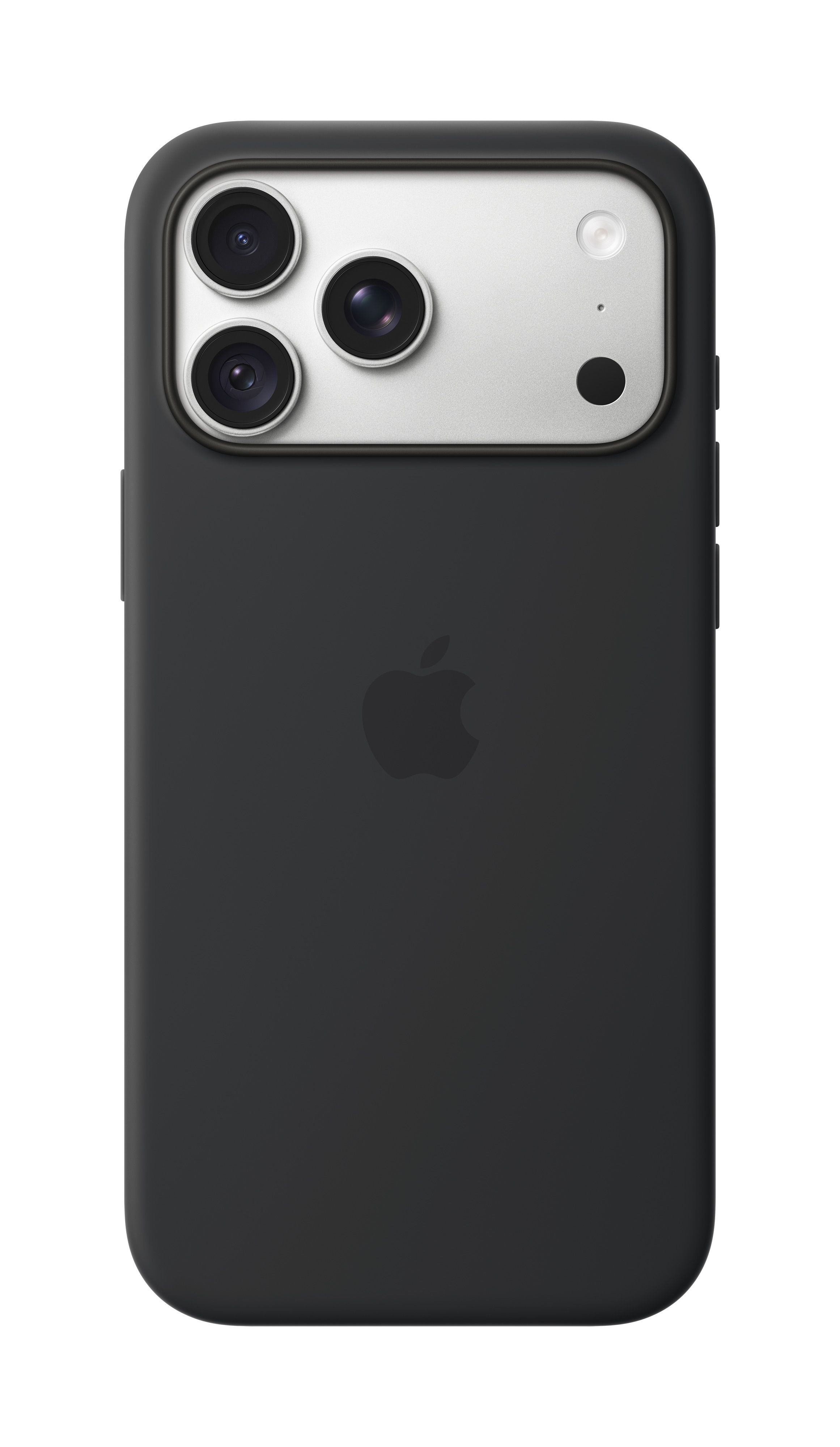 Apple Silikon Case iPhone 18 Pro Max mit MagSafe (schwarz)