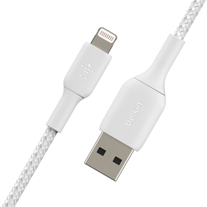 Belkin DuraTek Lightning-/USB-A -Kabel weiß, 2m