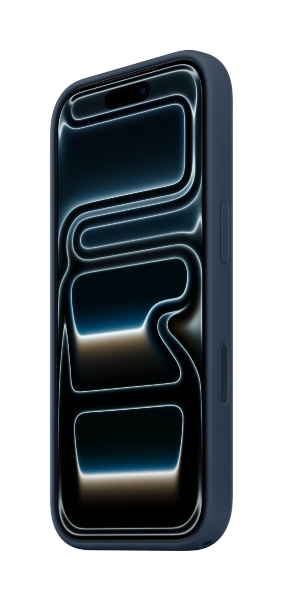 Apple Silikon Case iPhone 17 Pro mit MagSafe (mitternacht)