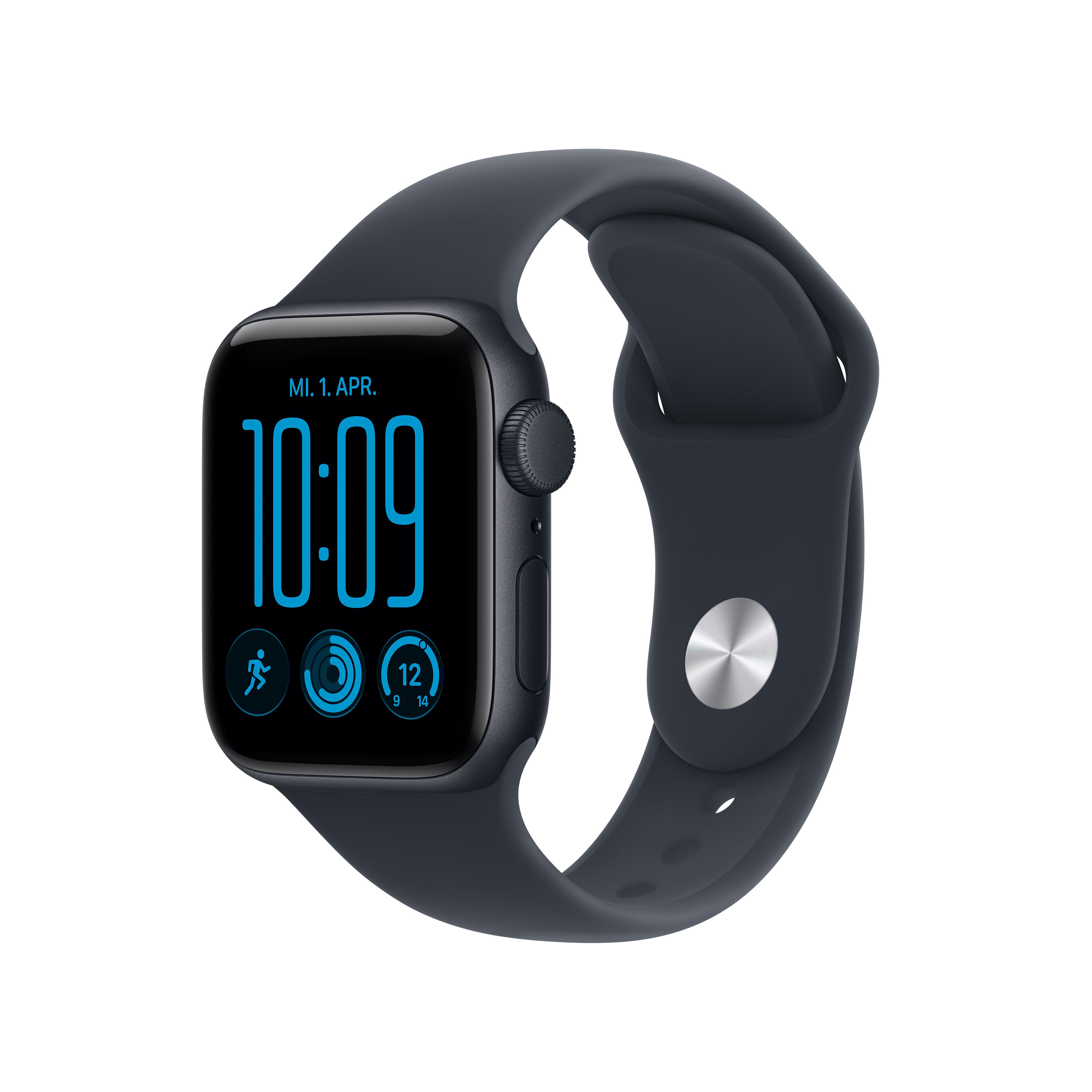 Apple Watch SE 3 Aluminium 40mm Mitternacht (Sportarmb. navyblau) S/M(B-Artikel)